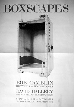 Boxscapes Show, David Gallery, Houston, TX