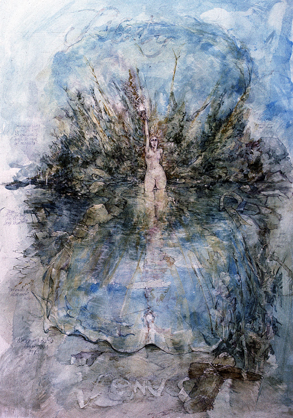 Venus, watercolor on Arches