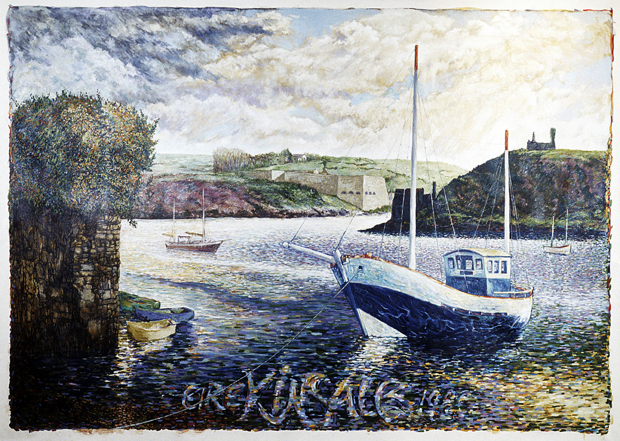 Kinsale, 1980, watercolor on Arches