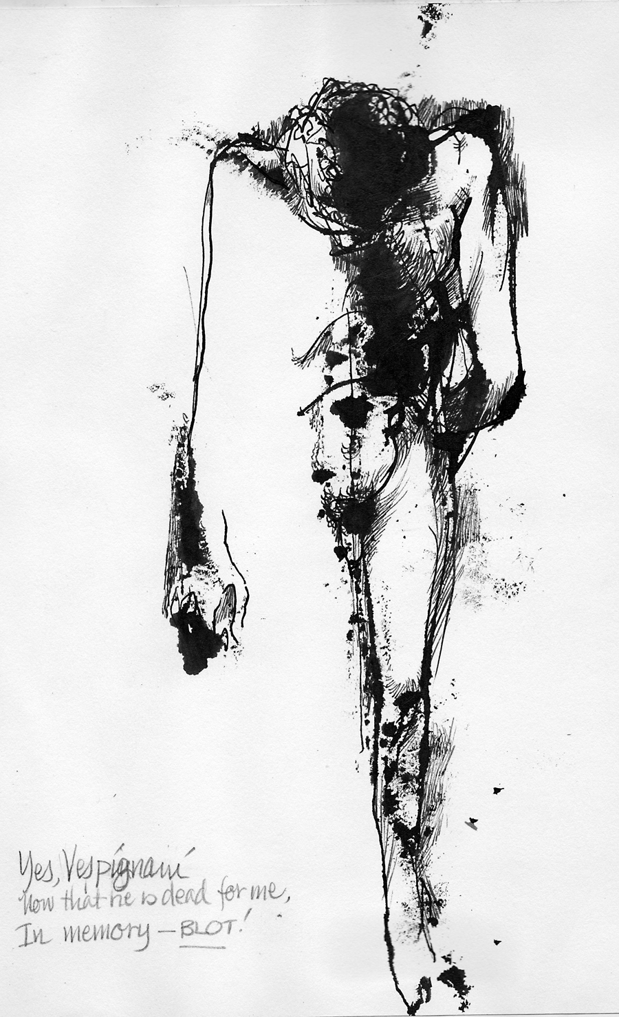Sketchbook entry, Venice, 1958