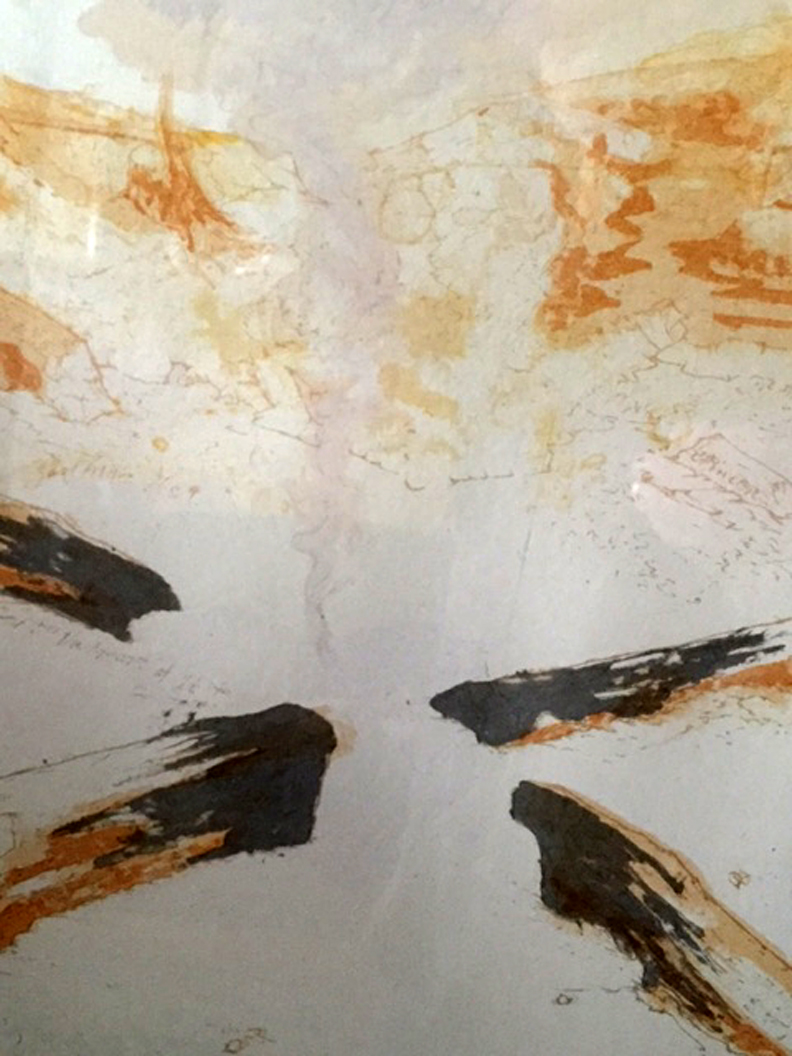 Title Fire Date 1974 Dimensions 30 x 22 in. Signature Signed "camblin" Gallery Location Available for viewing State Stone lithograph, chop, trial proof